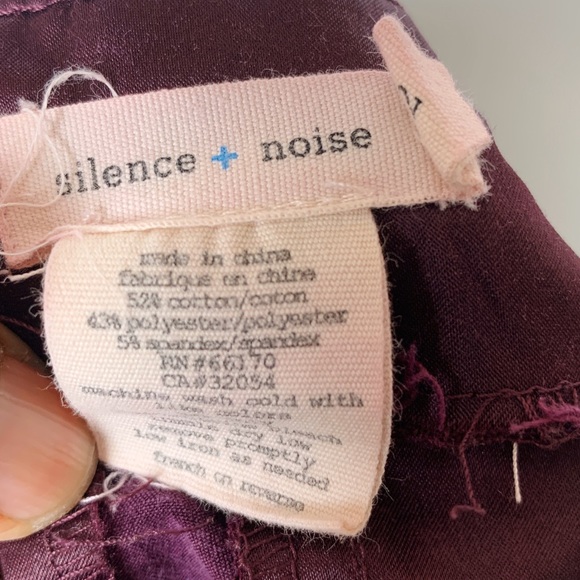 SILENCE + NOISE plum pencil skirt size 2 - Picture 8 of 8